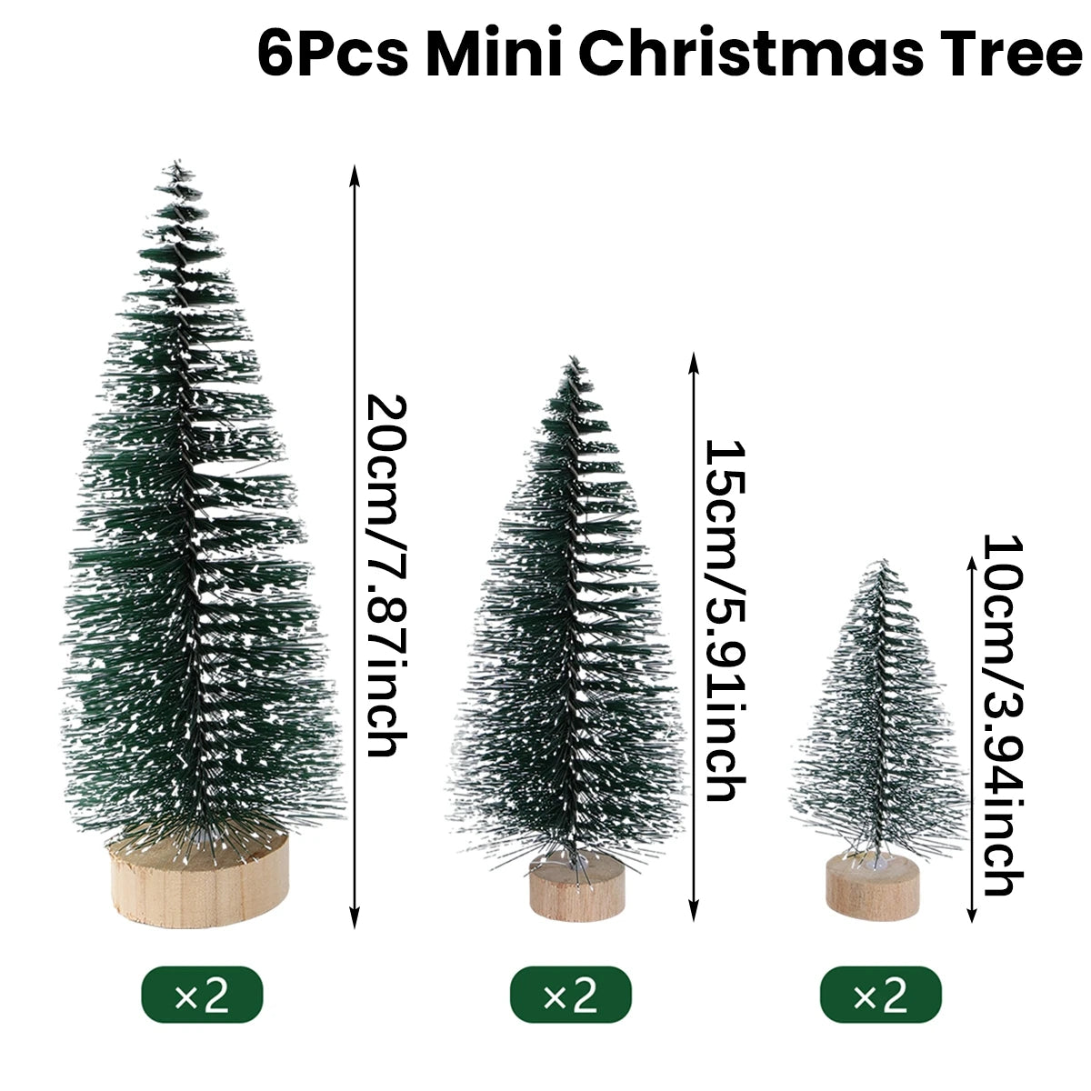 Mini Tabletop Christmas Trees