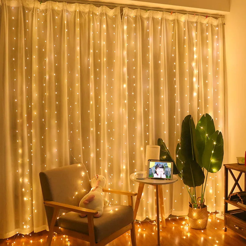 Festive LED Light Curtain