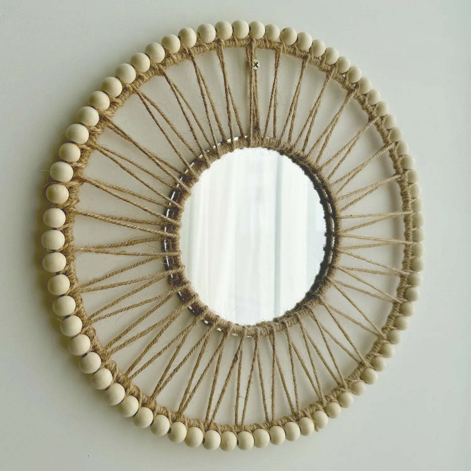 Handwoven Decorative Boho Mirror