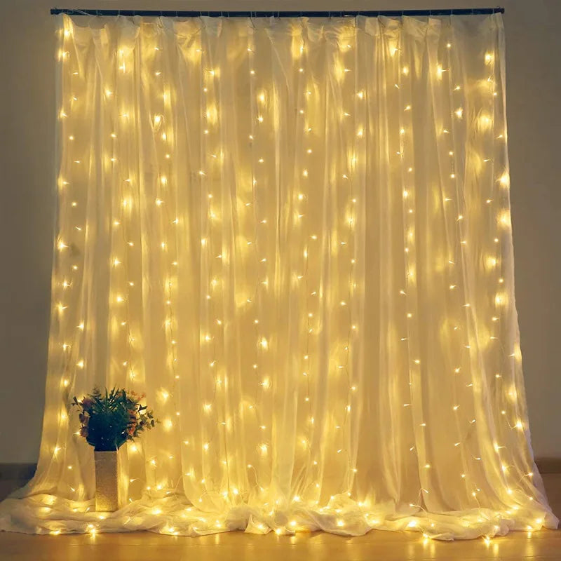 Festive LED Light Curtain