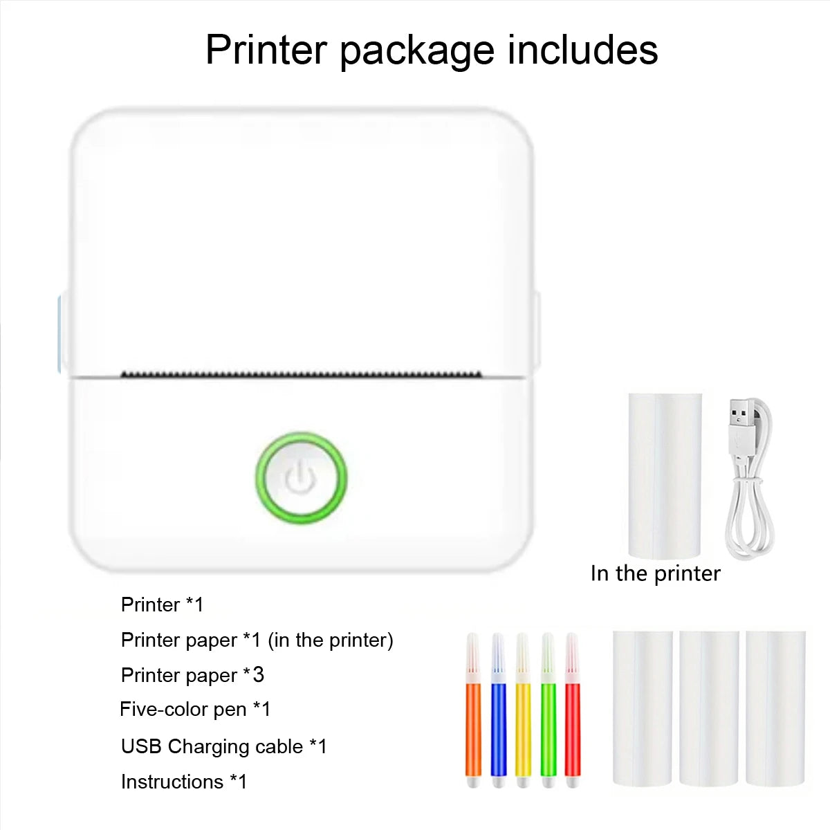 Mini Pocket Thermal Printer