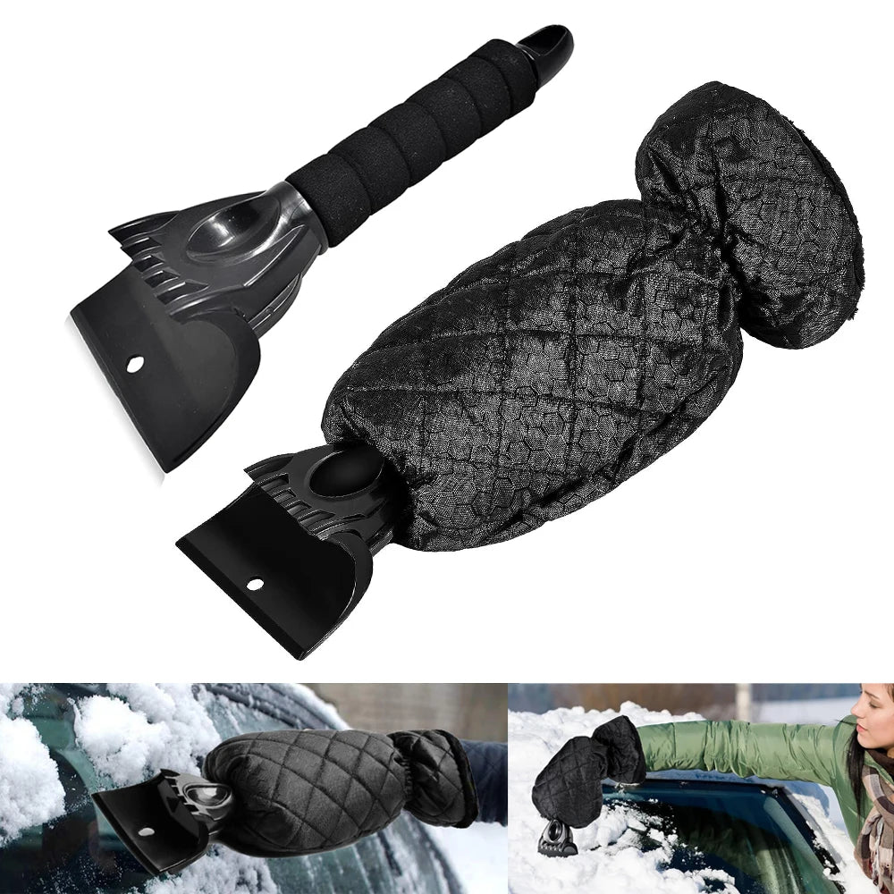Car Windshield Ice Scraper Mitt