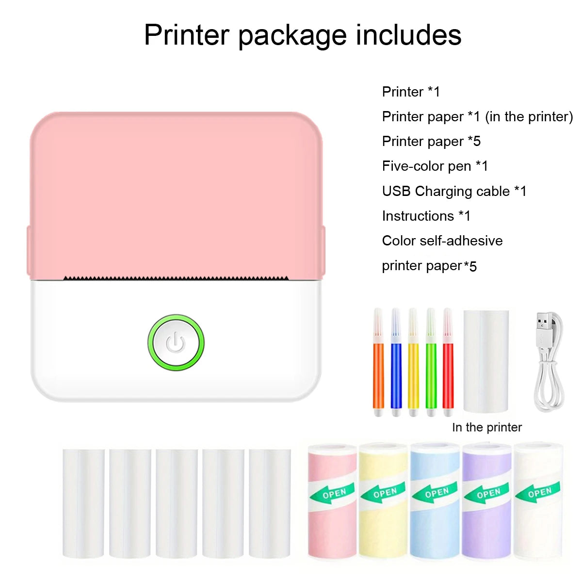Mini Pocket Thermal Printer
