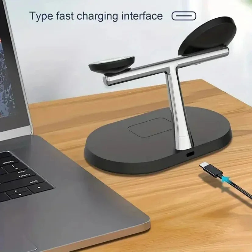 3-in-1 Magnetic Wireless Charging Station