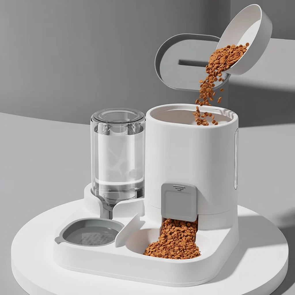 Automatische Voer- en Waterbak