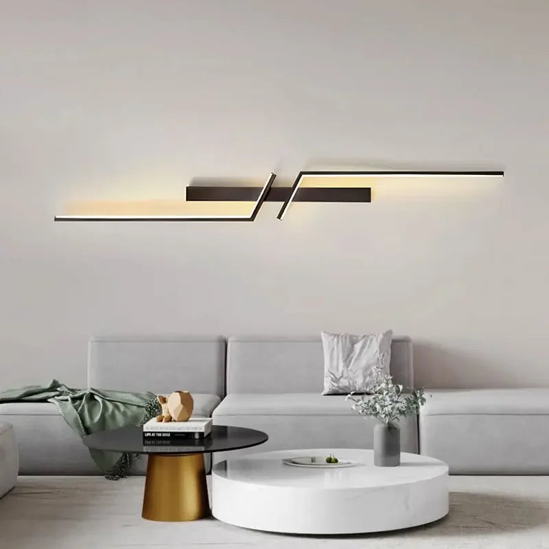 Bent Minimalist LED Wall Light