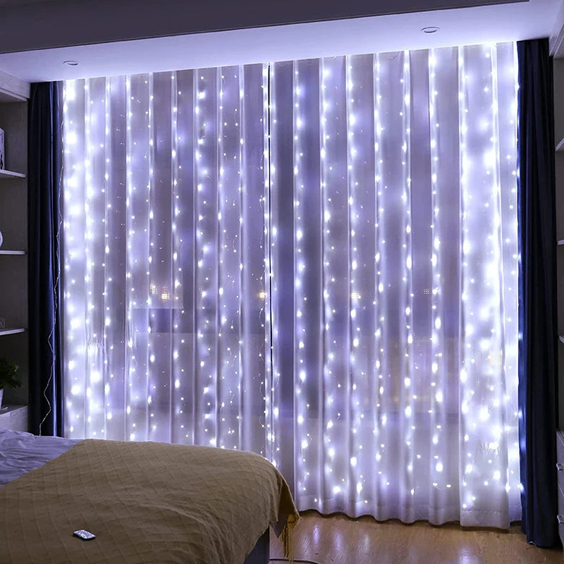 Festive LED Light Curtain