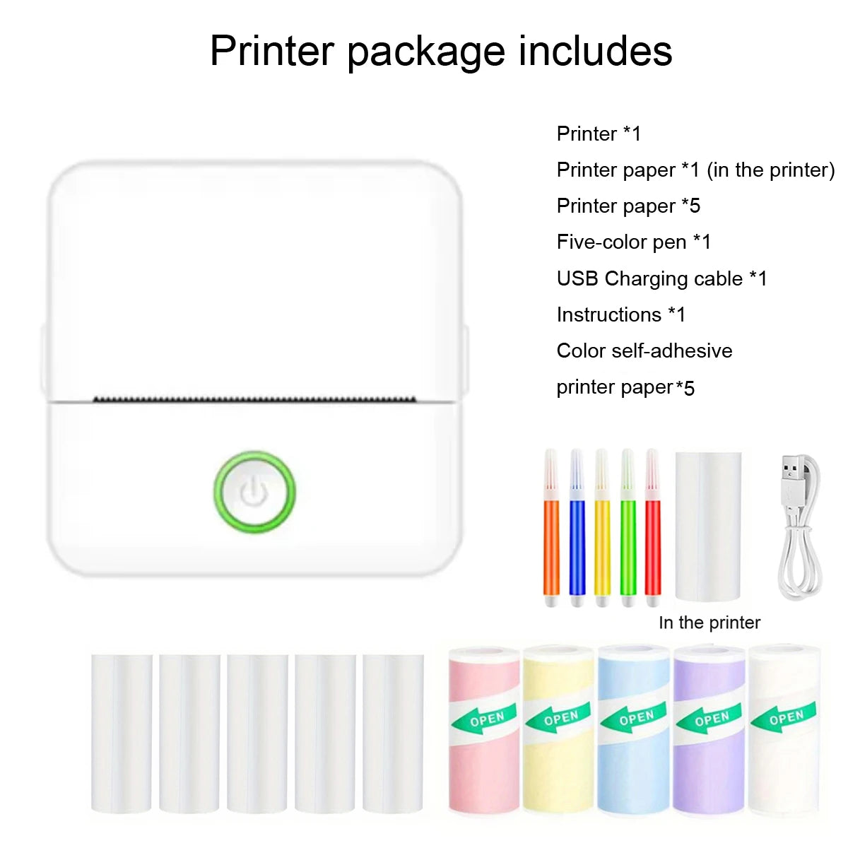 Mini Pocket Thermal Printer
