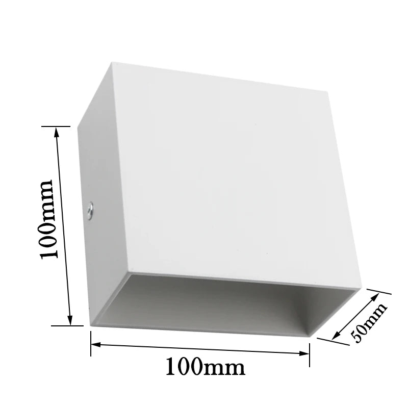 Modern Cube LED Wall Light