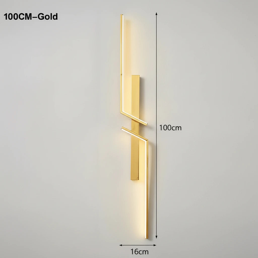 Lineaire Minimalistische LED Wandlamp