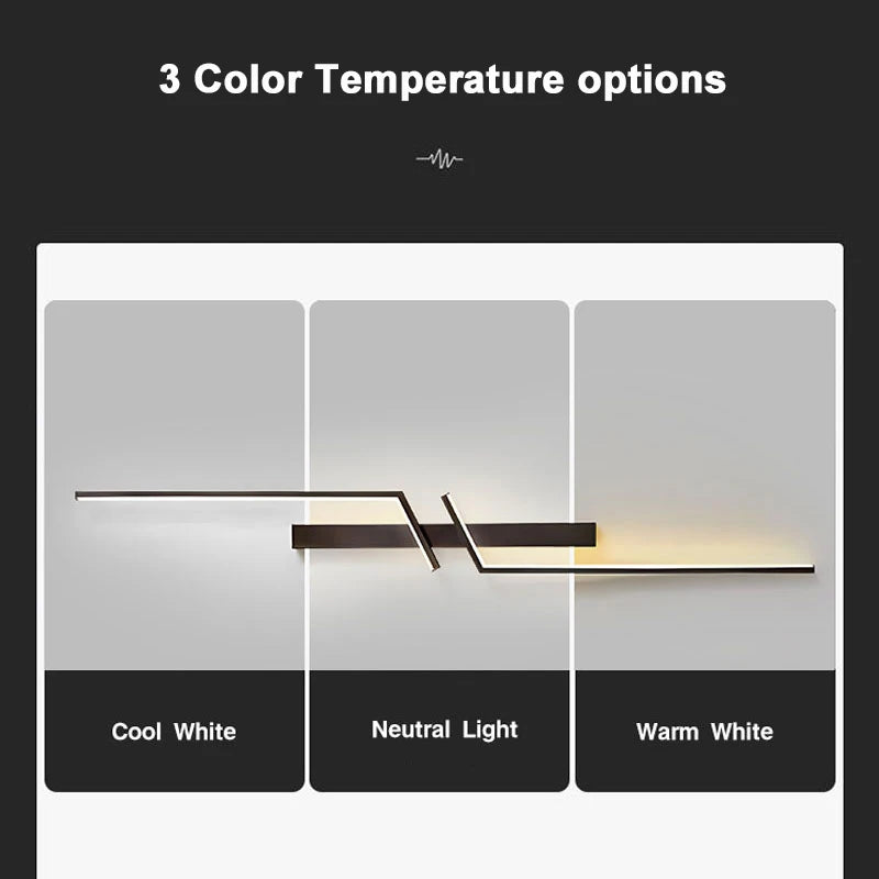 Bent Minimalist LED Wall Light